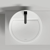 Накладная раковина Salini Armonia 130423TM белый