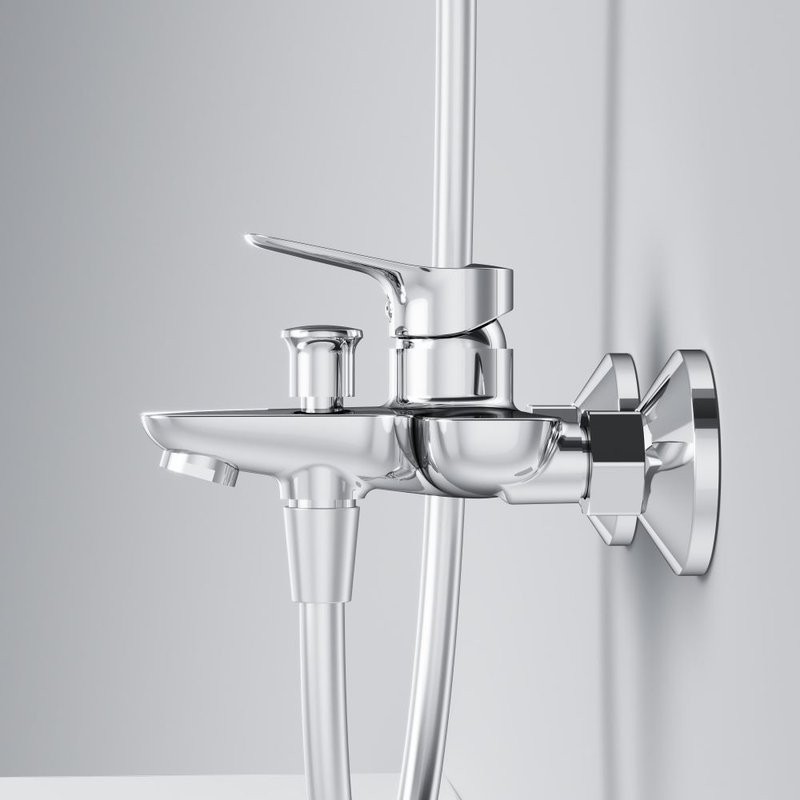 Смеситель для ванны с душем AM.PM Force F9F10000 хром