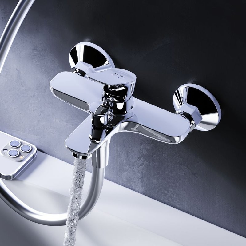 Смеситель для ванны с душем AM.PM Force F9F10000 хром