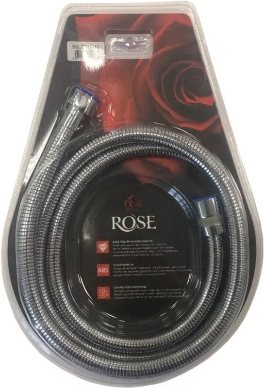 Душевой шланг Rose RE31-15 150 см, хром