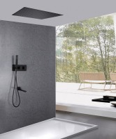 Душевой комплект Abber Daheim AF8254B С ВНУТРЕННЕЙ ЧАСТЬЮ, матовый черный