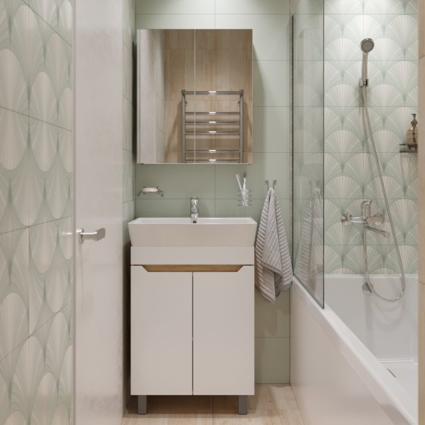 Мебель для ванной комнаты DIWO Архангельск 60 дуб сонома