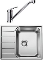 Комплект Мойка Blanco Lemis 45 S-IF Mini 525115 + Смеситель Daras 524179