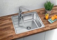 Комплект Мойка Blanco Lemis 45 S-IF Mini 525115 + Смеситель Daras 524179
