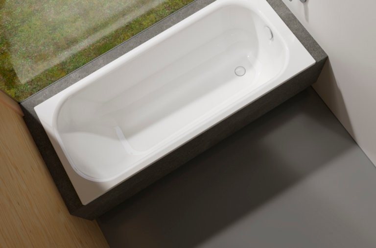 Стальная ванна Bette Form 175x75 см, встраиваемая, на ножках, с самоочищающимся покрытием, с шумоизоляцией