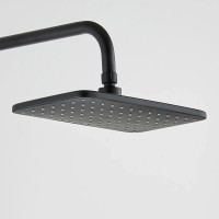 Душевая стойка BOND Cube B07-9488 с термостатом, матовая черная