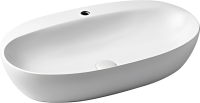 Накладная раковина Azzurra Elegance 90 белая, овальная, фаянс