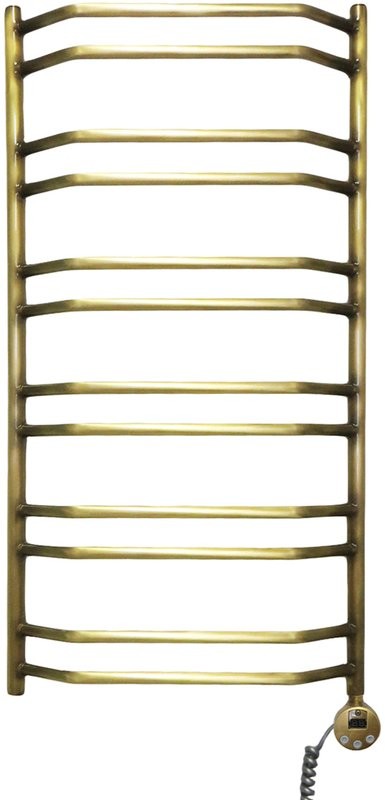 Полотенцесушитель электрический Domoterm Лаура П12 50x98,5, античная бронза, R
