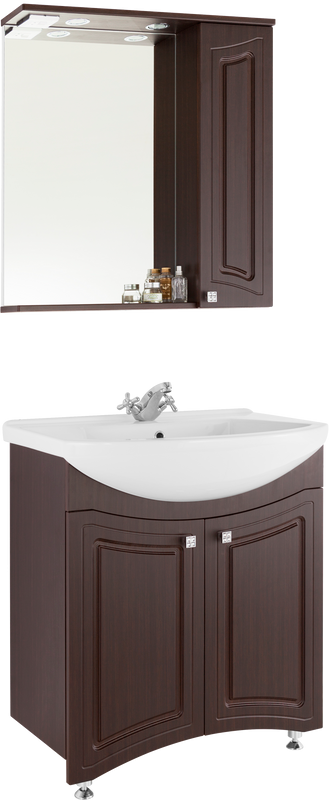 Мебель для ванной комнаты Vod-Ok Адам 75 венге