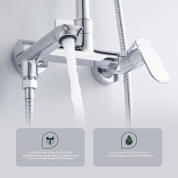 Душевая стойка Splenka S41 S41.24 хром