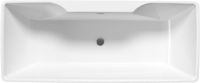 Акриловая ванна BelBagno BB110-180-76 без опоры 180x75 см, отдельностоящая, белая, со сливом-переливом