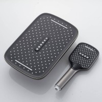 Душевая система встраиваемая Shevanik S4035T, оружейная сталь