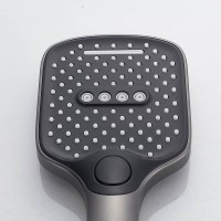 Душевая система встраиваемая Shevanik S4035T, оружейная сталь