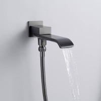 Душевая система встраиваемая Shevanik S4035T, оружейная сталь