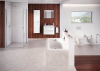 Акриловая ванна Ravak Chrome Slim 150x70 см, встраиваемая, белая, на ножках