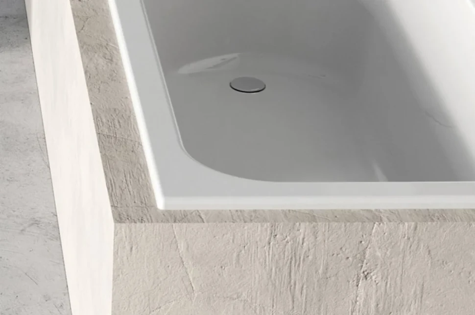 Акриловая ванна Ravak Chrome Slim 150x70 см, встраиваемая, белая, на ножках