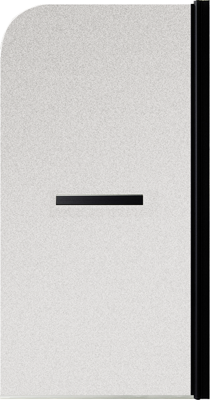 Шторка на ванну Maybahglass MGV-787-6 70x140, профиль черный, стекло сатин