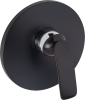 Встраиваемый смеситель для душа и ванны Kludi Balance 526558775 С ВНУТРЕННЕЙ ЧАСТЬЮ, матовый черный