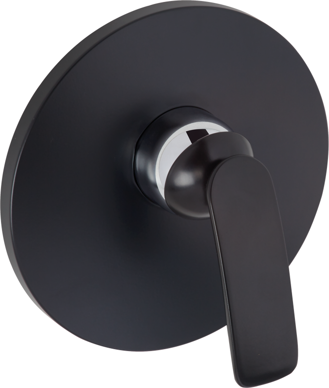 Встраиваемый смеситель для душа и ванны Kludi Balance 526558775 С ВНУТРЕННЕЙ ЧАСТЬЮ, матовый черный