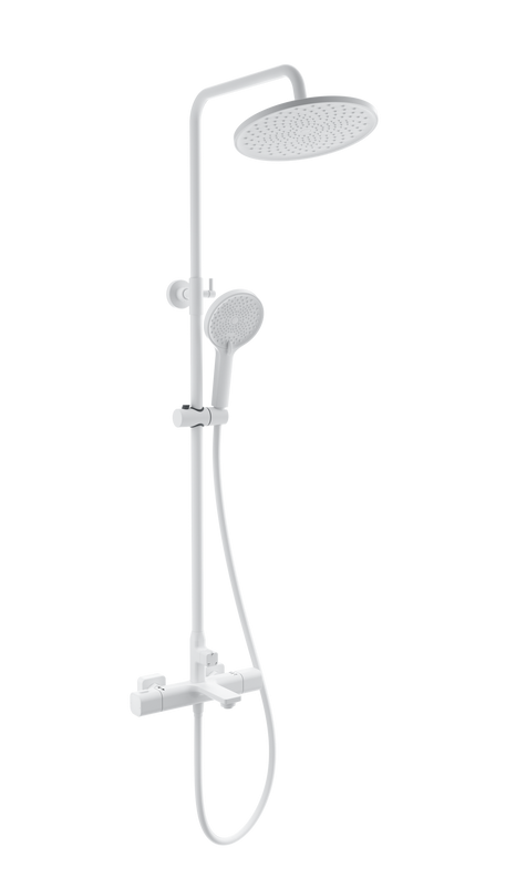 Душевая стойка Wonzon & Woghand WW-C3011-A-MW матовая белая