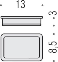 Мыльница Colombo Design Lulu B6240 хром
