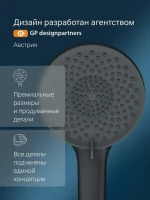 Душевая лейка AM.PM X-Joy F0285A022 черная