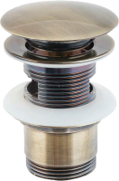 Донный клапан для раковины SantiLine SL-109 с переливом, бронза