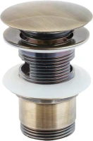 Донный клапан для раковины SantiLine SL-109 с переливом, бронза