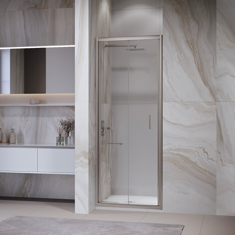 Душевая дверь в нишу RGW Passage PA-21 80 см, профиль хром, стекло прозрачное