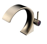 Смеситель для раковины Black&White Gravity 7106BG brushed gold Смеситель для раковины Black&White Gravity 7106BG brushed gold