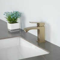 Смеситель для раковины Frap H76 F1076-3 золотой сатин Смеситель для раковины Frap H76 F1076-3 золотой сатин