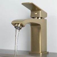 Смеситель для раковины Frap H76 F1076-3 золотой сатин Смеситель для раковины Frap H76 F1076-3 золотой сатин