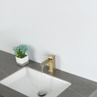 Смеситель для раковины Frap H76 F1076-3 золотой сатин Смеситель для раковины Frap H76 F1076-3 золотой сатин