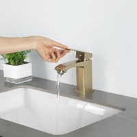 Смеситель для раковины Frap H76 F1076-3 золотой сатин Смеситель для раковины Frap H76 F1076-3 золотой сатин