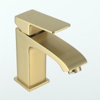 Смеситель для раковины Frap H76 F1076-3 золотой сатин Смеситель для раковины Frap H76 F1076-3 золотой сатин