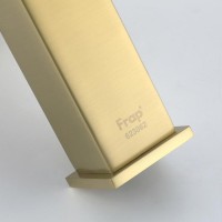 Смеситель для раковины Frap H76 F1076-3 золотой сатин Смеситель для раковины Frap H76 F1076-3 золотой сатин