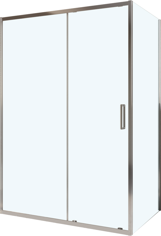 Душевой уголок BelBagno Luce AH-1-140/90-C-Cr профиль хром, стекло прозрачное