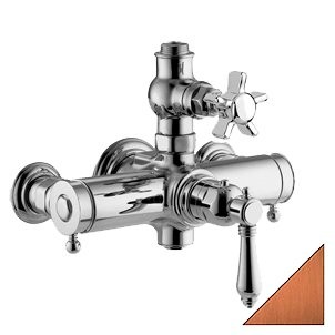 Термостатический смеситель Nicolazzi Thermostatico 4917BZ18 для душа, бронза