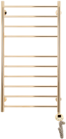 Полотенцесушитель электрический Domoterm Медея П10 50x100, золото, R