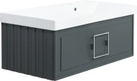 Тумба под раковину La Fenice Cubo 90 серая