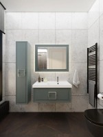 Тумба под раковину La Fenice Cubo 90 серая