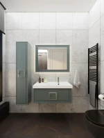 Тумба под раковину La Fenice Cubo 90 серая
