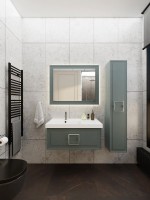 Тумба под раковину La Fenice Cubo 90 серая