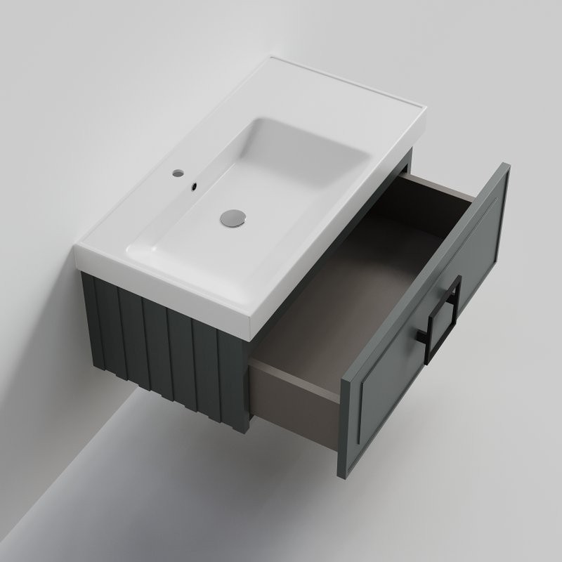 Тумба под раковину La Fenice Cubo 90 серая