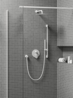 Встраиваемый смеситель для душа и ванны Ravak Spring SG 065.10WHM.O2 белый матовый