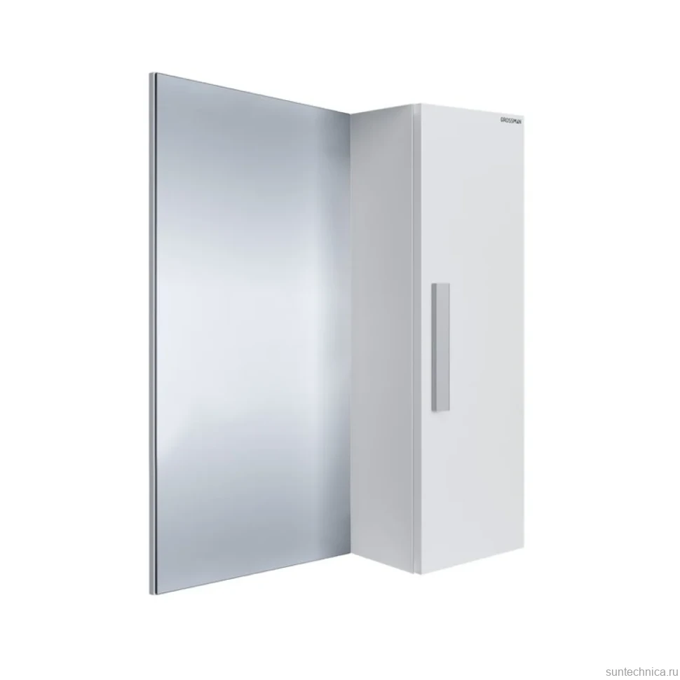 Зеркало-шкаф Grossman Neo 70 L/R пленка, глянцевое белое