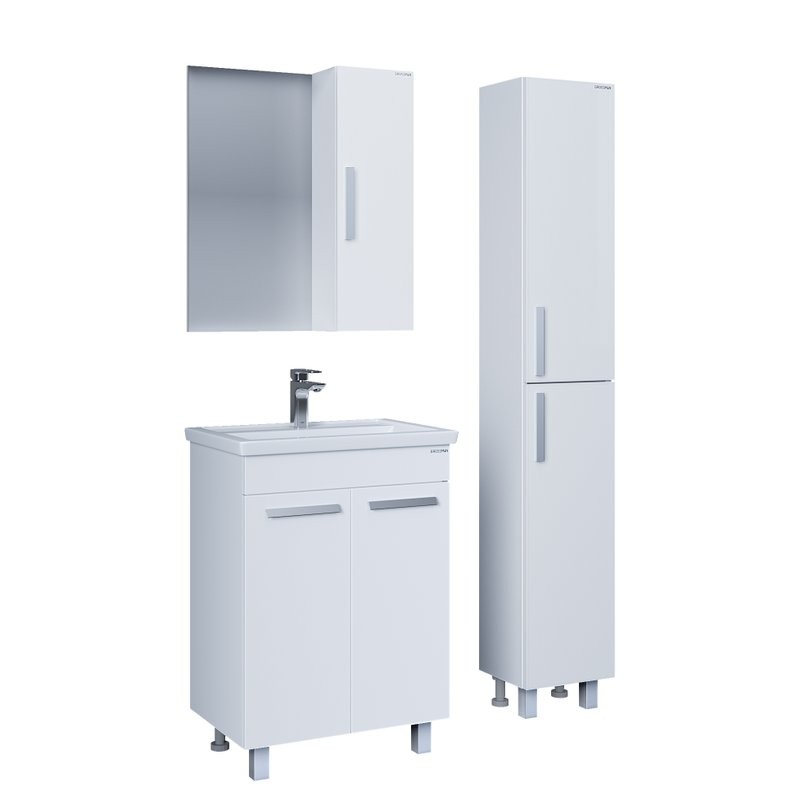 Зеркало-шкаф Grossman Neo 70 L/R пленка, глянцевое белое