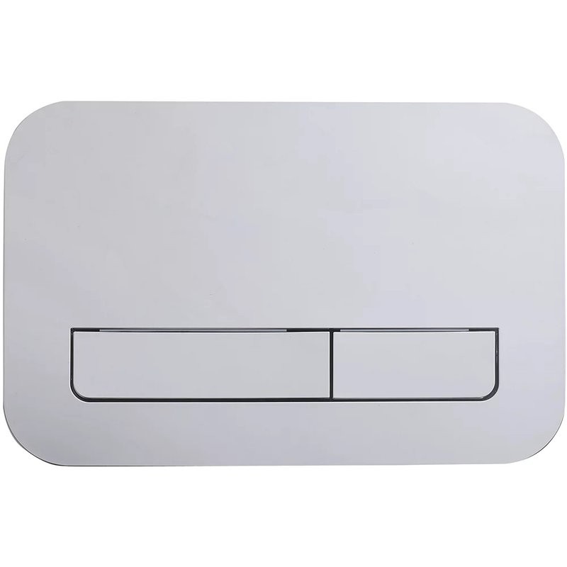 Кнопка смыва для унитаза Veconi Flush V12 пластик, цвет хром глянец