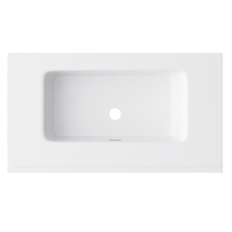 Тумба с раковиной AM.PM Sense 80 подвесная, 2 ящика, светлое дерево