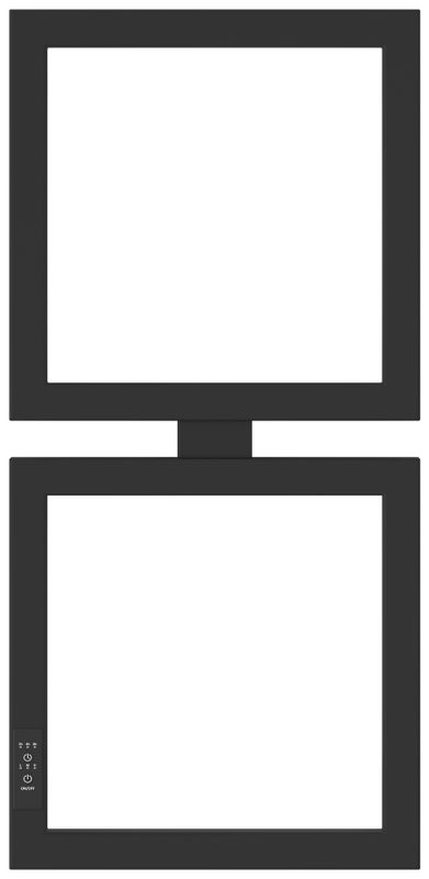 Полотенцесушитель электрический Сунержа Этюд E 31-0844-6030 105x35 см, подключение слева, матовый черный